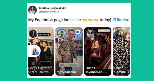 why ukrainians spammed social media with their best leopard print outfits