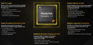 MediaTek Dimensity 7200 5G modem