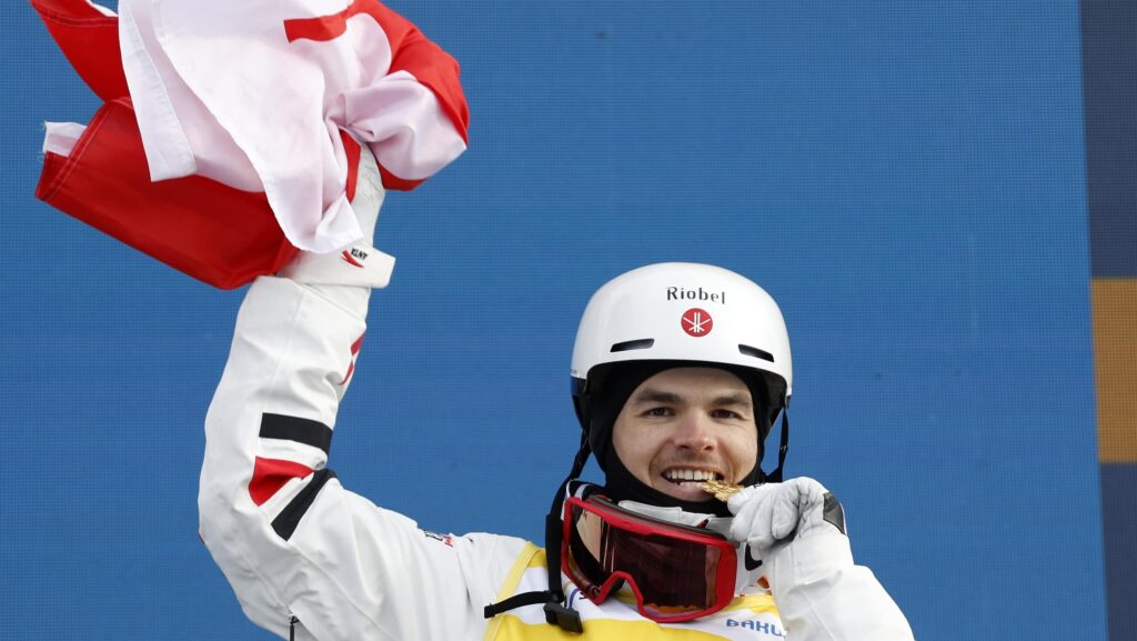 Canada’s Mikaël Kingsbury makes moguls history with 4th world title