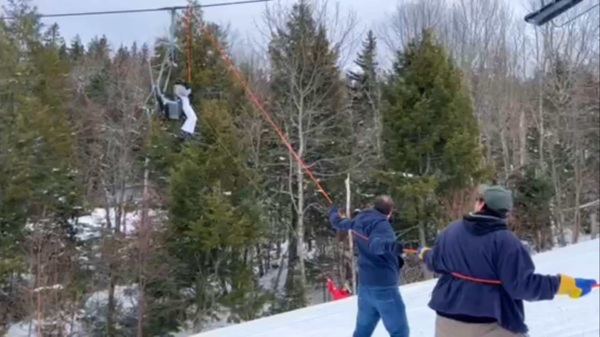 i was terrified skiers need to be rescued after chairlift malfunction at new brunswick resort 1