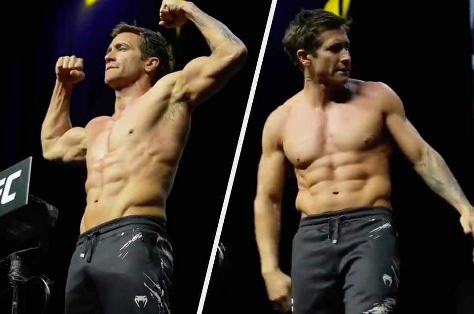 jake gyllenhaal looks seriously ripped as he films weigh in scene for new movie 1