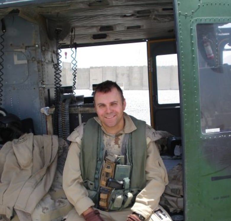 Maj. Cristian Hiestand in Afghanistan in 2010. The pilot instructor and Afghan war veteran took his own life in 2022 — about six weeks after he was charged with sexual assault.