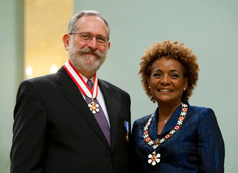 Former clerk of the Privy Council Mel Cappe with then-governor general Michaelle Jean at Rideau Hall in Ottawa on Friday June 18, 2010.