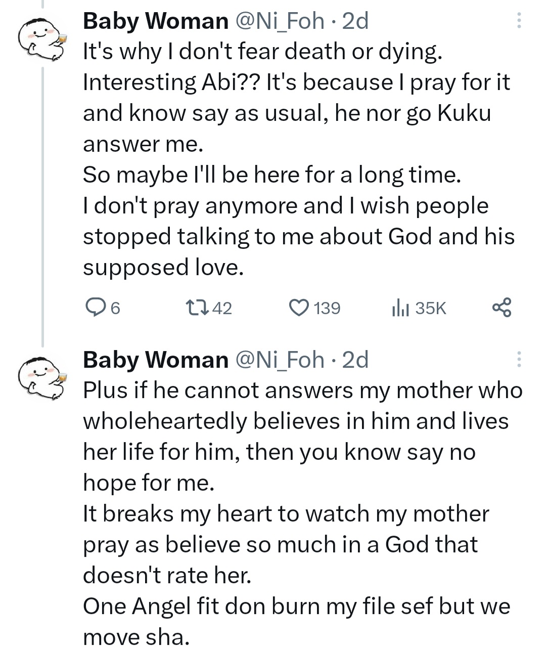 Lady reveals why she stopped being a Christian
