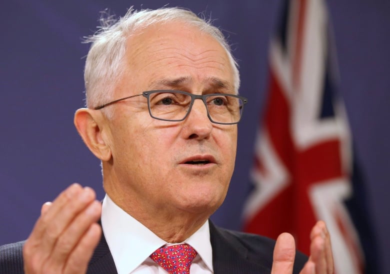 Australia's Prime Minister Malcolm Turnbull speaks at government offices in Sydney on July 19, 2018.