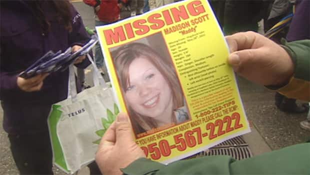 Remains of Madison Scott found 12 years after mysterious disappearance from party near Vanderhoof, B.C.