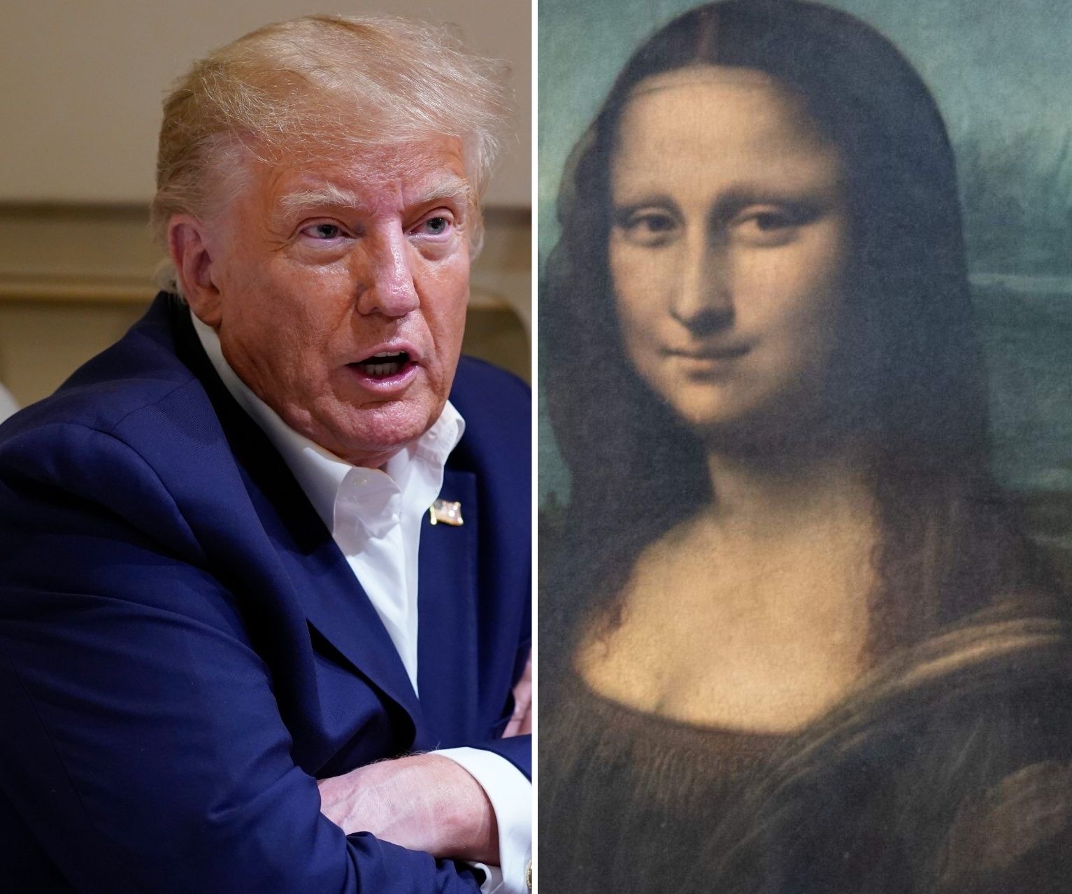 Donald Trump compares himself to the Mona Lisa in new interview