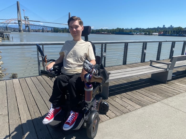 Man’s B.C.-Quebec bike ride aims to raise awareness of treatment barriers for rare spinal condition