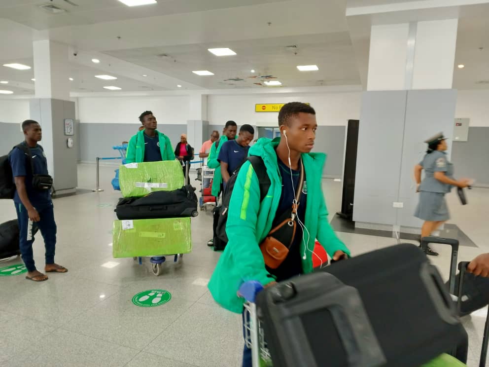 u 20 world cup flying eagles arrive abuja from argentina