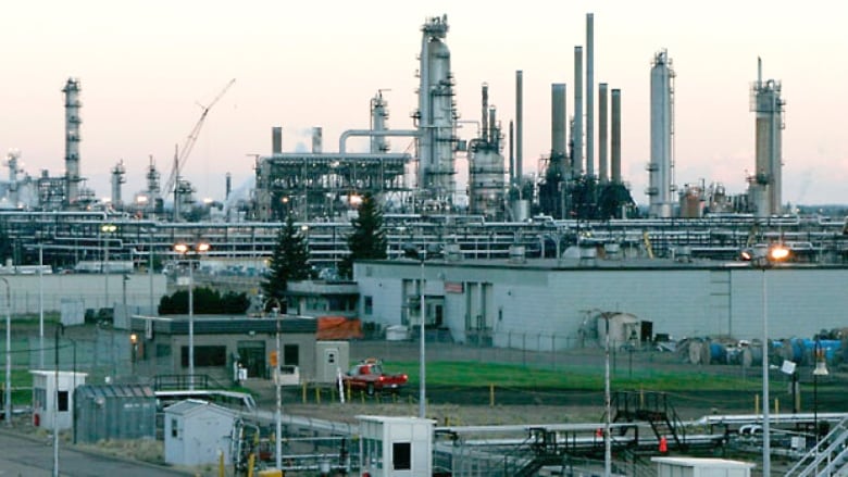 The Imperial Oil Strathcona Refinery is pictured near Edmonton.