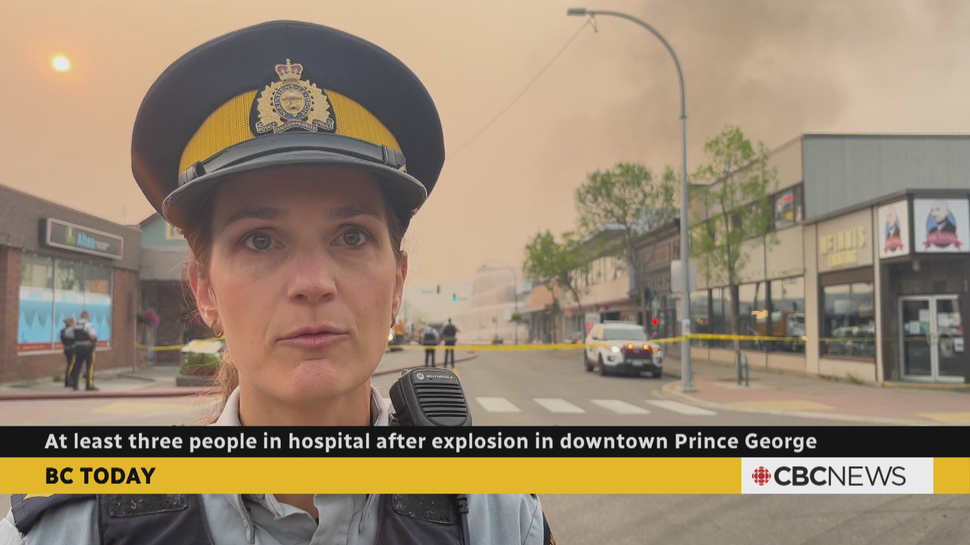 prince george explosion victim in critical care rcmp say cause is likely suspicious