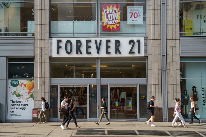 A Forever 21 store stands in Union Square in Manhattan.