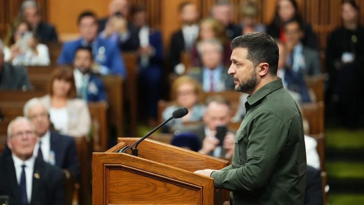 russias violence must not go unpunished zelenskyy tells canadian parliamentarians