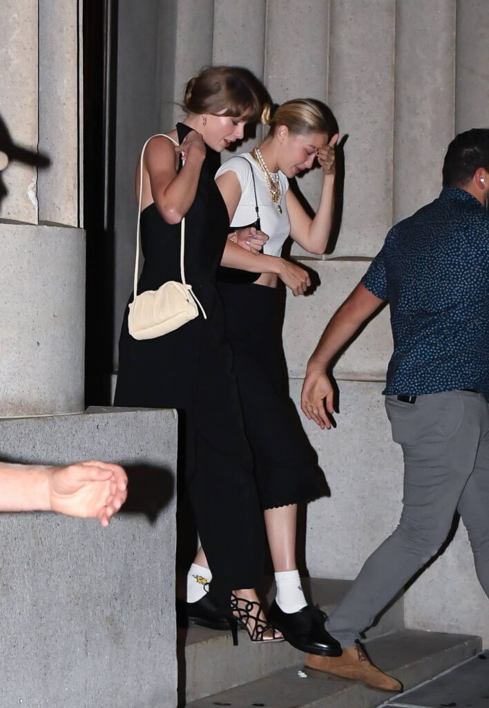 taylor swift with gigi hadid out for a girls night at nobu in new york