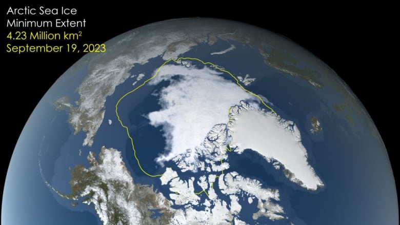 Ice that survived Arctic summer hits low, with implications for traditional harvesting and shipping