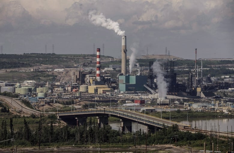 Suncor's plant in the oilsands in Fort McMurray, Alta. In a net-zero emissions future, Canadian oil production is set to decline significantly, according to modeling done by the Canada Energy Regulator. 