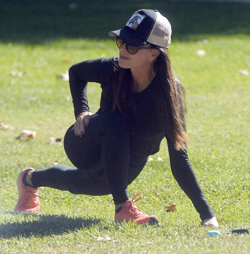 kyle richards working out