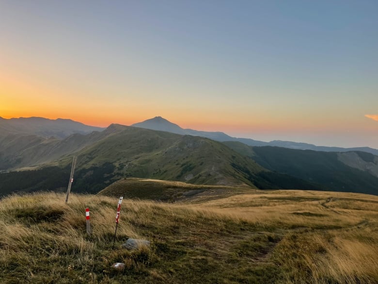 The Tuscan-Emilian Apennines ridgeline leading to Abetone was part of the route Canadian David Orr took while running from the south to the north of Italy. 