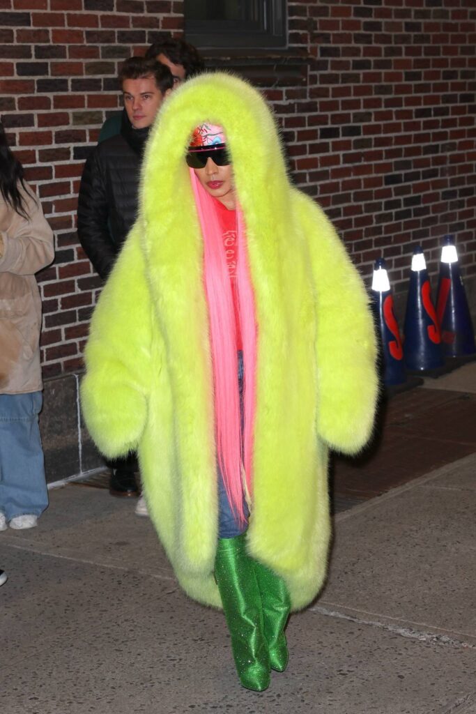 nicki minaj seen after the late show with stephen colbert in new york 10