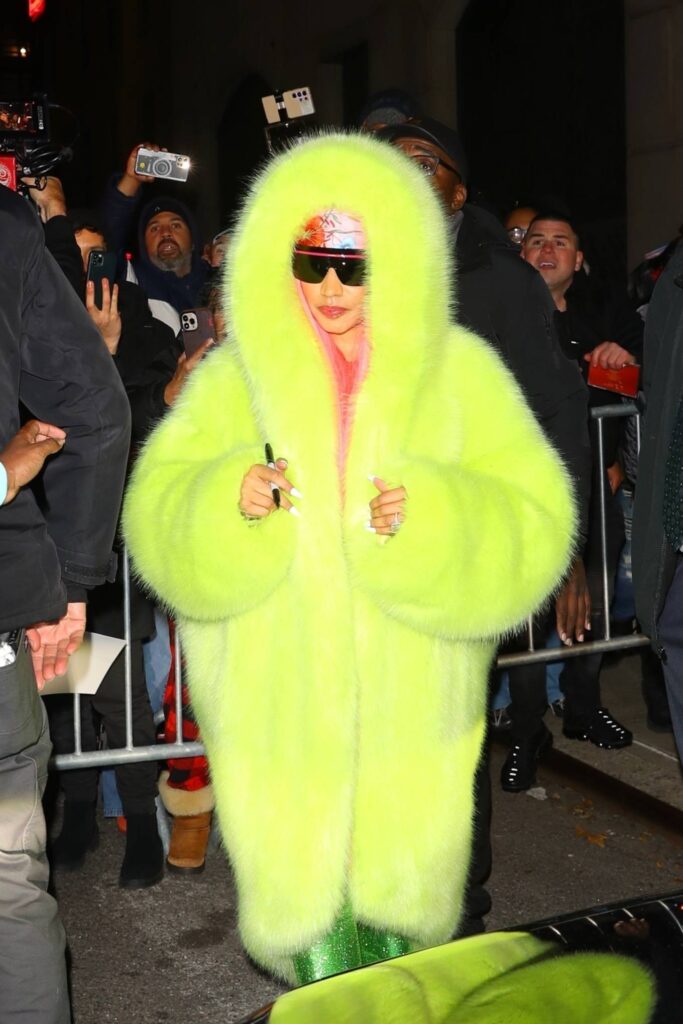nicki minaj seen after the late show with stephen colbert in new york 23