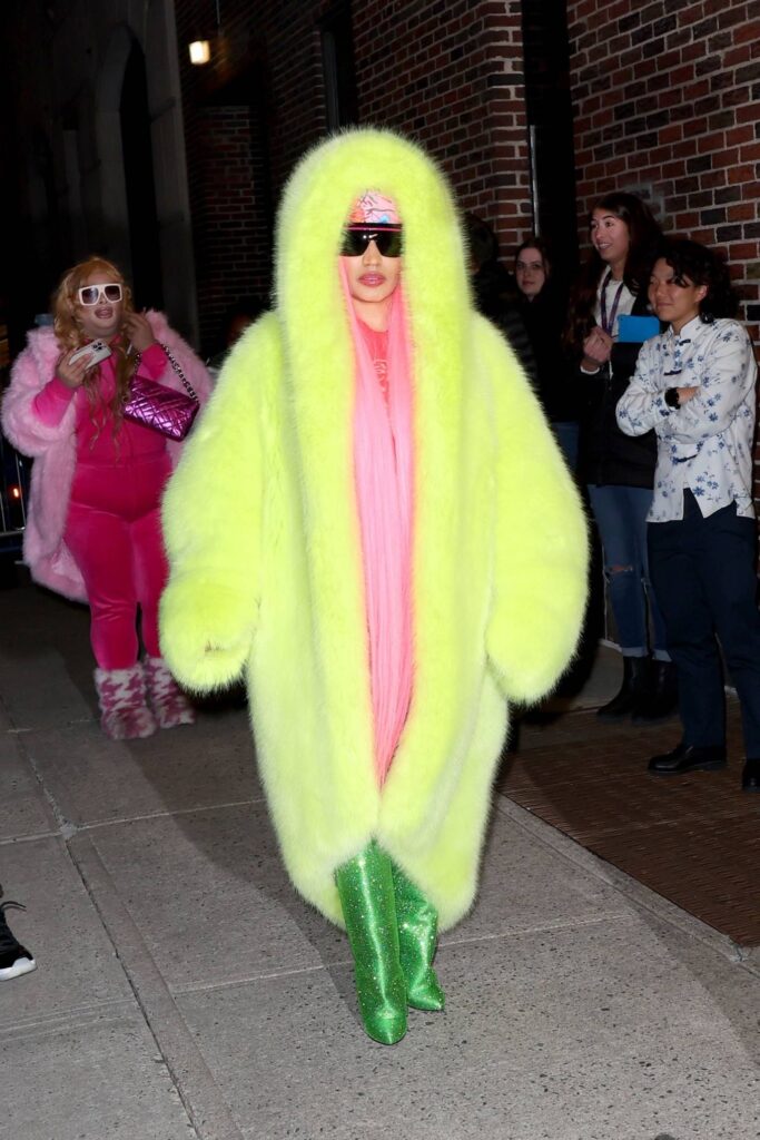 nicki minaj seen after the late show with stephen colbert in new york 32