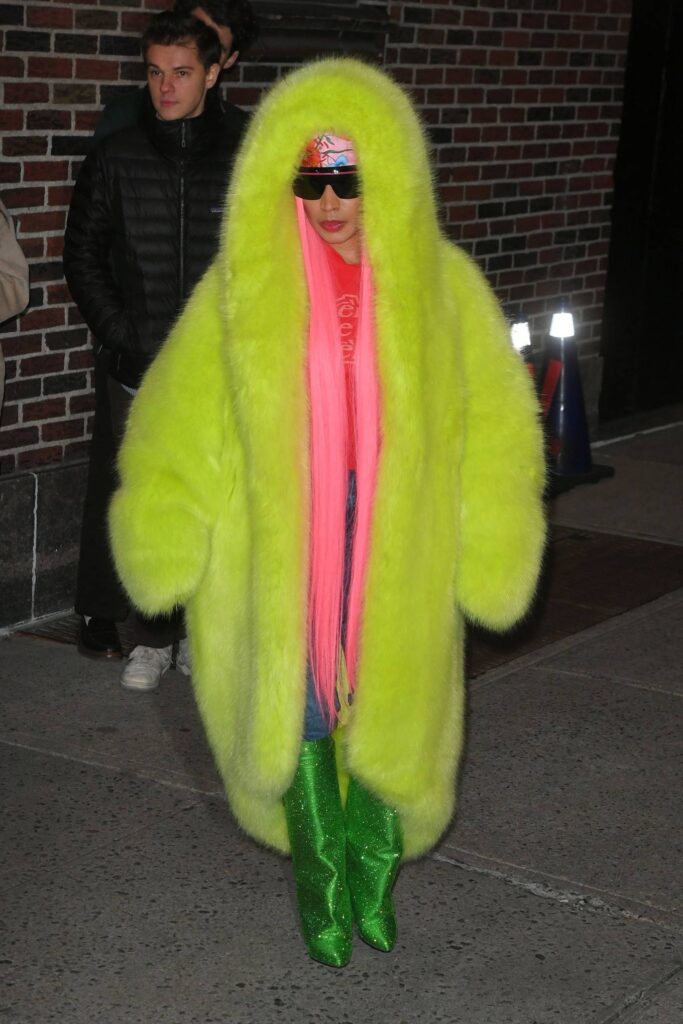 nicki minaj seen after the late show with stephen colbert in new york 35