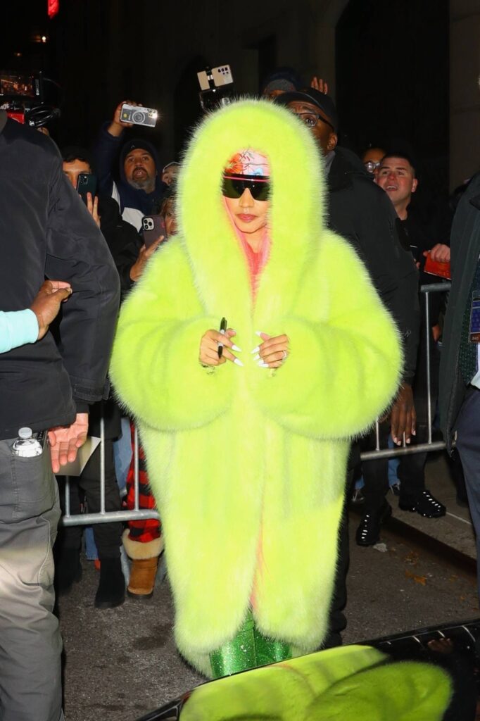 nicki minaj seen after the late show with stephen colbert in new york 36