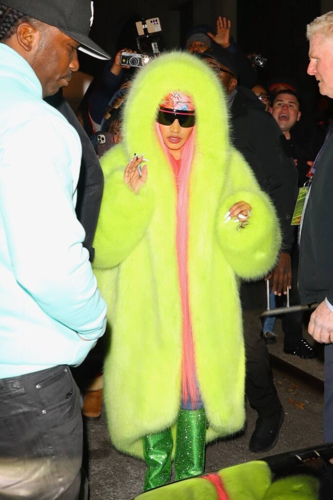 nicki minaj seen after the late show with stephen colbert in new york 37
