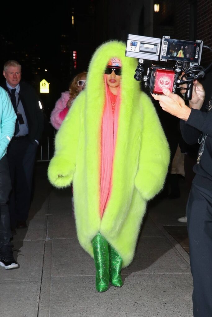 nicki minaj seen after the late show with stephen colbert in new york 39