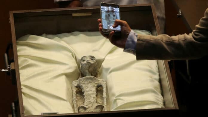 Centuries-Old 'Extra-terrestrial Remains' Exhibited
