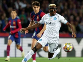 UCL: 'Unquestionable' - Del Piero hails Osimhen after Napoli's loss to Barcelona