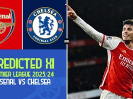 Arsenal predicted XI vs Chelsea