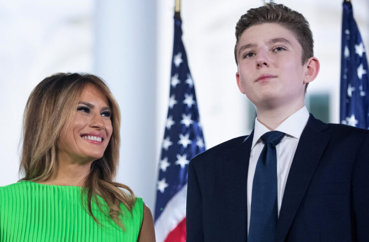 Barron Trump's Rumored College Choice Could Present A Dilemma For Melania