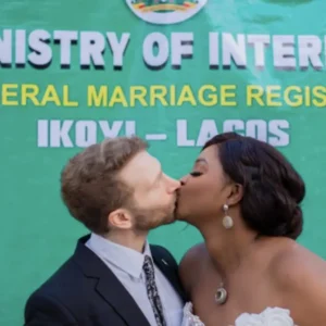 Actress Etinosa Idemudia marries her Caucasian lover [VIDEO]