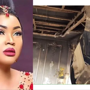 Fire guts Mercy Aigbe’s house