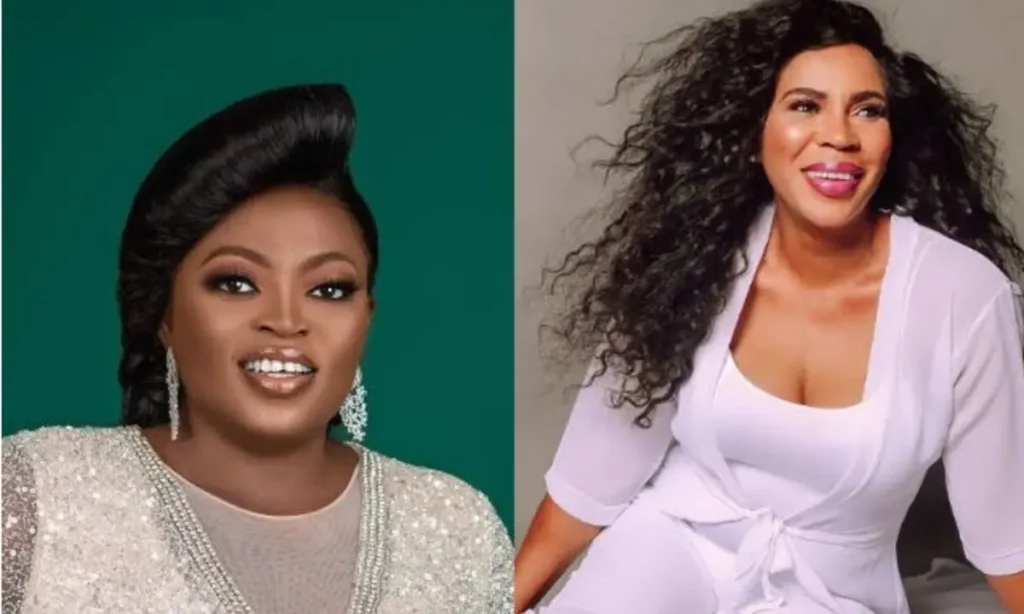 Rift Between Nollywood Stars Funke Akindele and Faithia Williams Deepens as They Unfollow Each Other on Social Media 1 Funke Akindele, Faithia Williams unfollow each other on social media