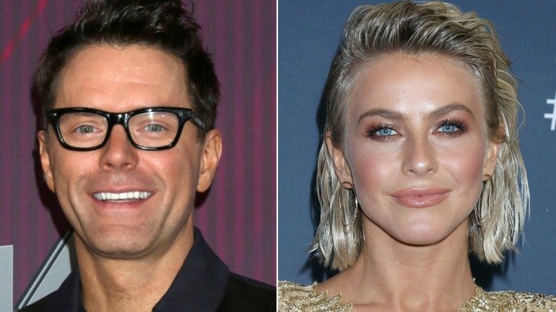 Celebs Who Can't Stand Julianne Hough 4 Split image of Bobby Bones and Julianne Hough