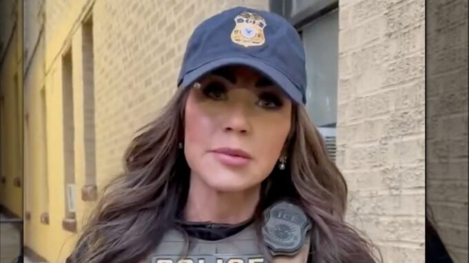 Kristi Noem's Full Glam Look For NYC Immigration Raid Gets Brutally Called Out