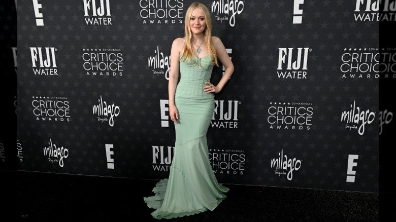 Dakota Fanning attends the 30th annual Critics Choice Prize in Santa Monica, CA (2025)