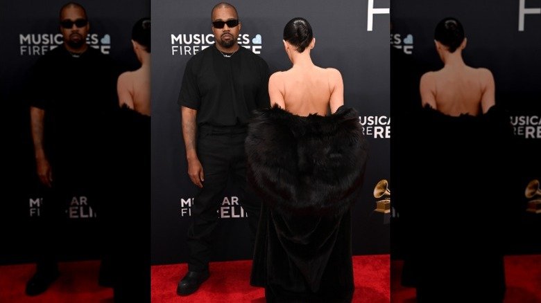 Kanye West and Bianca Censori attend the 67th Grammy Awards at the (2025)