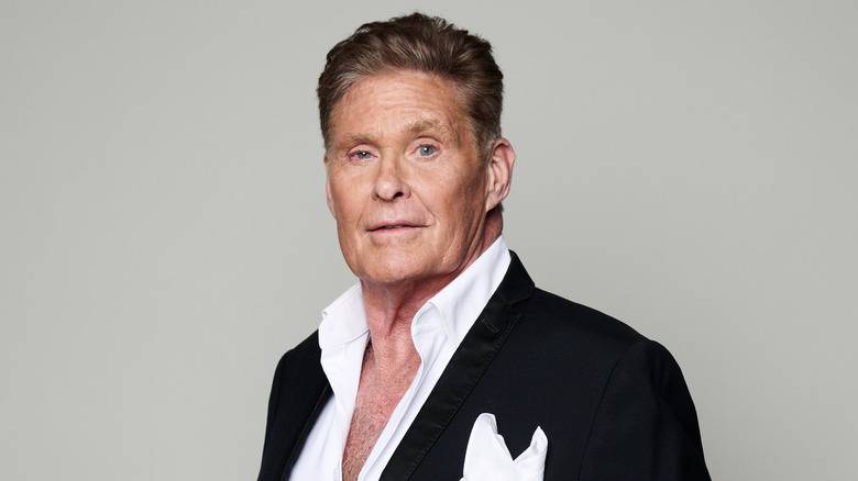 David Hasselhoff posing for portrait in 2022