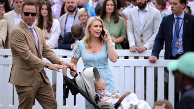 Karoline Leavitt Gives Us Brutal Reminder Of Her Husband's Age In Poolside Pic