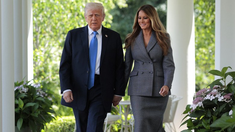 Melania Trump Phones It In With Clunky Blazer That Proves She's Beyond Caring