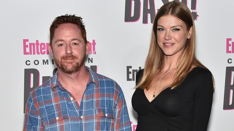 Scott Grimes and Adrianne Palicki at Entertainment Weekly's Comic-Con Bash