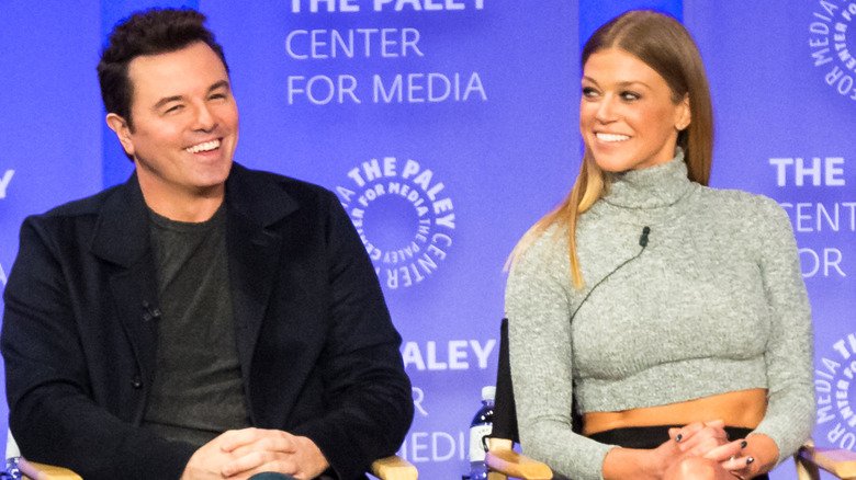 Seth MacFarlene and Adrianne Palicki at 2018 PaleyFest Los Angeles
