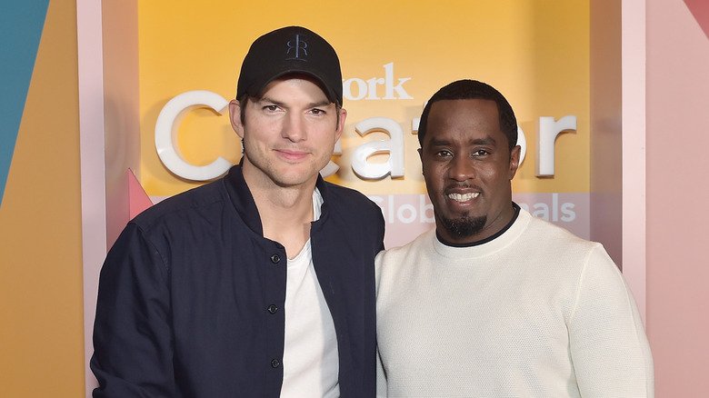 Why Hollywood Doesn't Want Anything To Do With Ashton Kutcher Anymore 4 Ashton Kutcher and Diddy pose in 2019