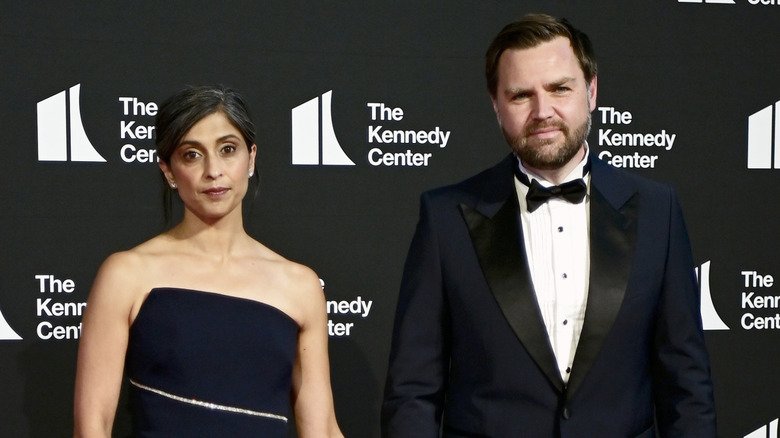 Usha Vance and JD Vance at Les Miserables