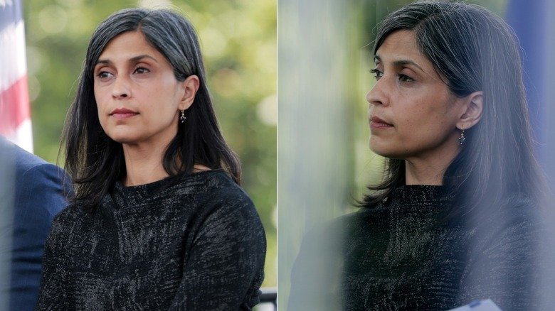 Usha Vance at annual national peace ceremony