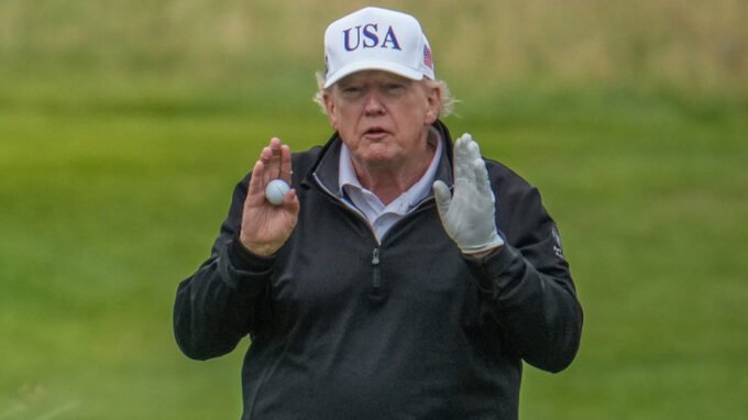 Trump's Ego Surely Couldn't Handle His Viral Golf Cheating Video