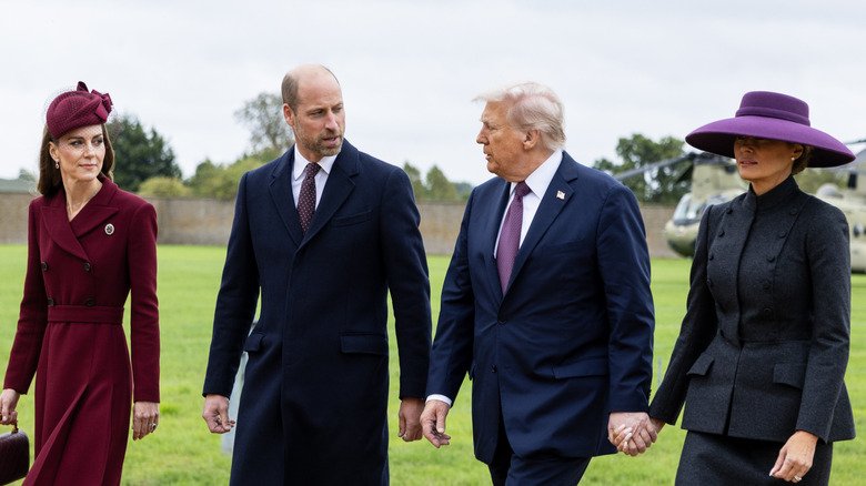 Melania Trump's Inappropriate State Dinner Dress Fails To Upstage 'Beautiful' Kate Middleton